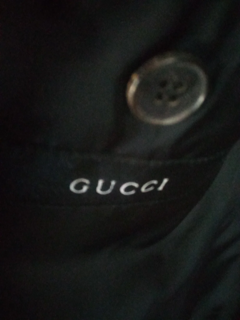 🖤 GUCCI Men's Black Tailored Blazer — Made in SwitzerlandClassic Gucci tai